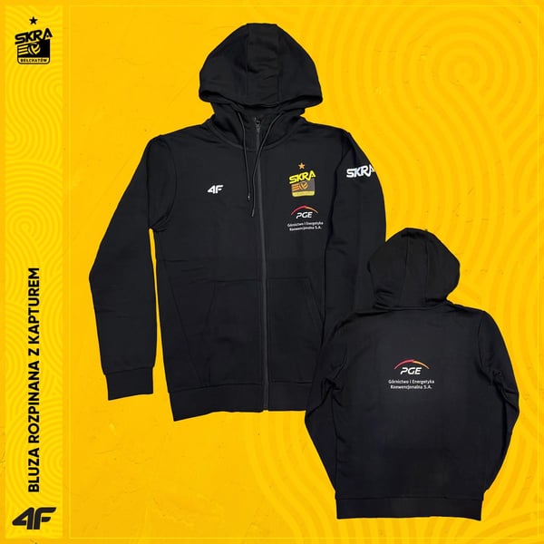 Bluza rozpinana z kapturem PGE GiEK Skra Bełchatów